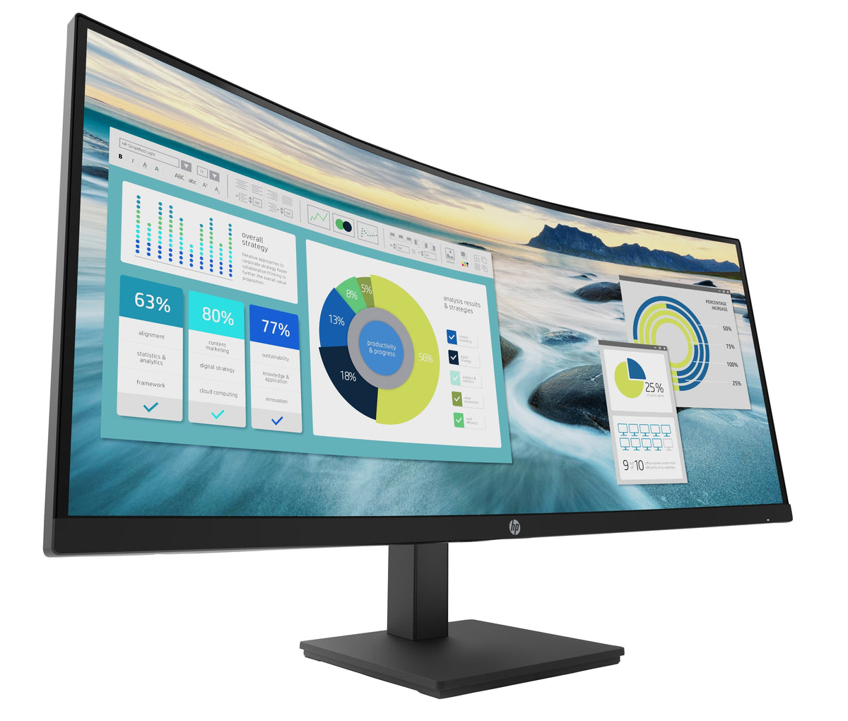 Hp P34hc G4 - P-Series - Led-Monitor - Curvado - 86.36 Cm (34")