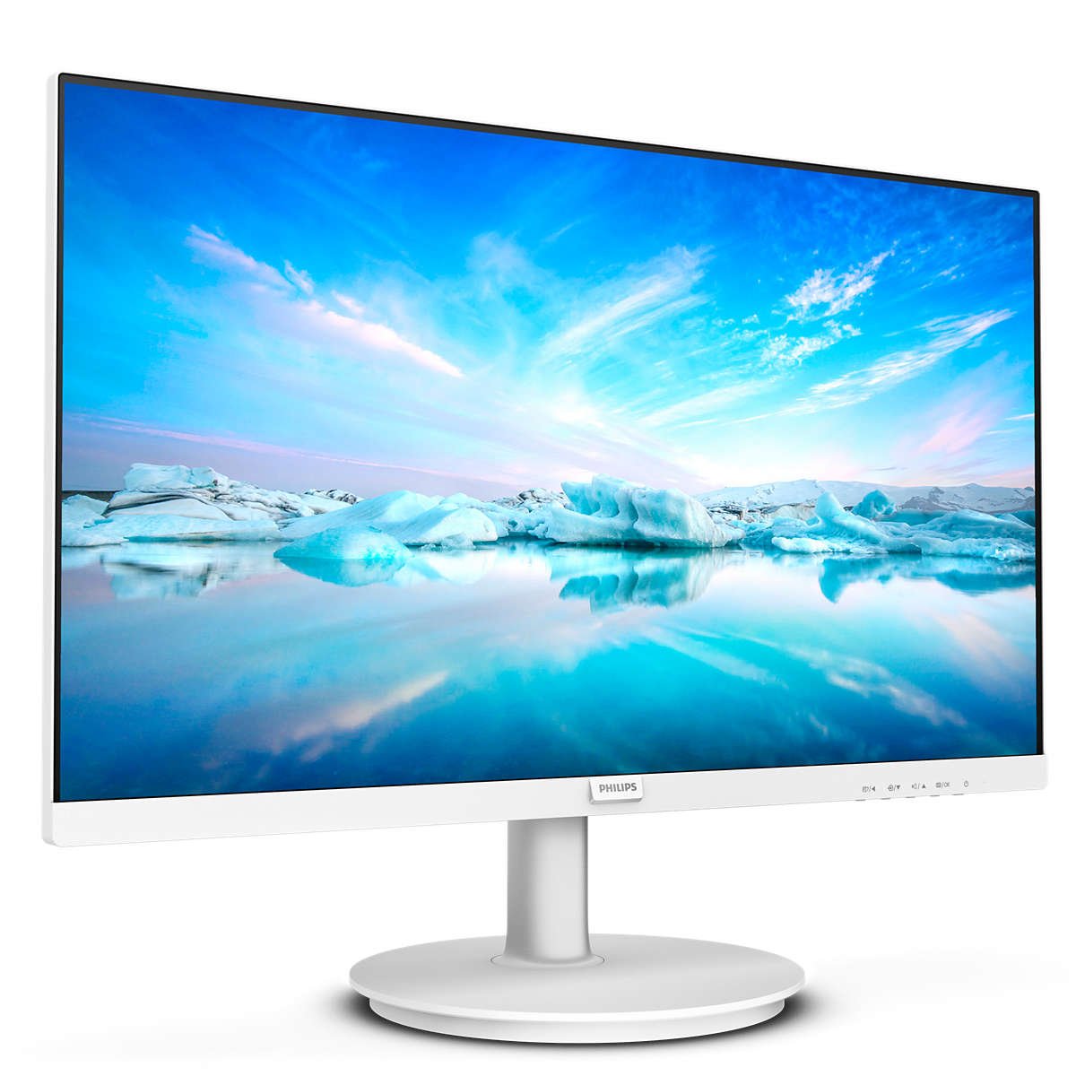Monitor Philips 241v8aw 23.8" Ips 1920x1080 16:9 Hdmi D-Sub Altavoces - Blanco