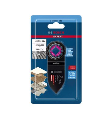 Bosch Expert Dedo Abrasivo De Carburo Avz 32 Rt4 Multimaterial, 53 Mm, Muela Abrasiva (Starlock, K40) 2608900040