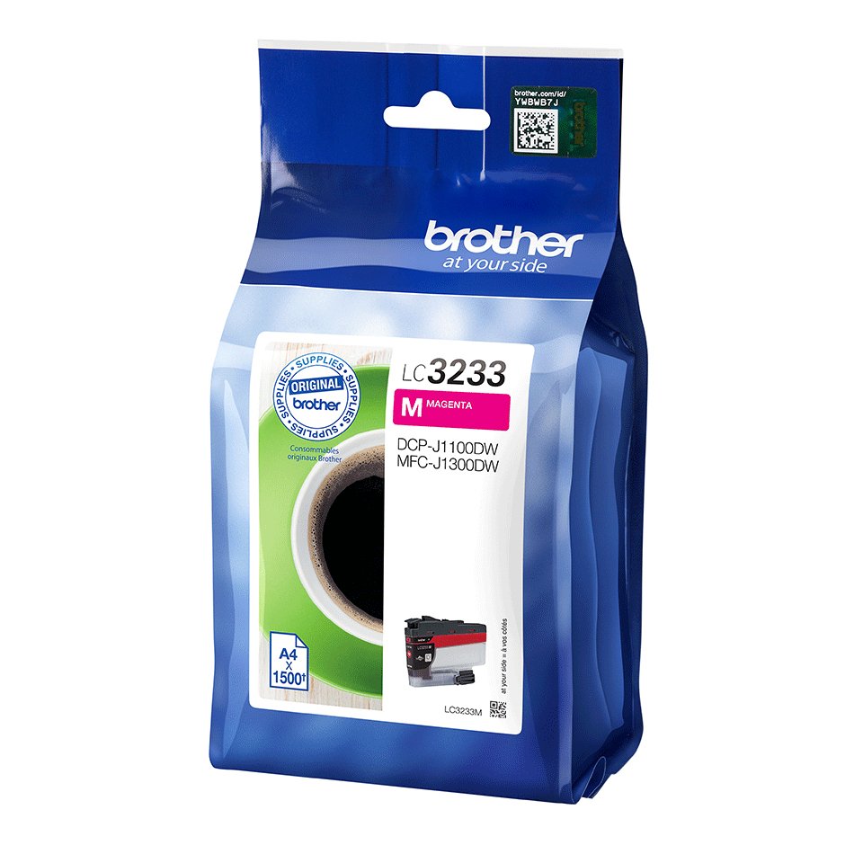 Tinta Brother Lc3233m Dcpj1100dw Mfcj1300dw Ori Magenta