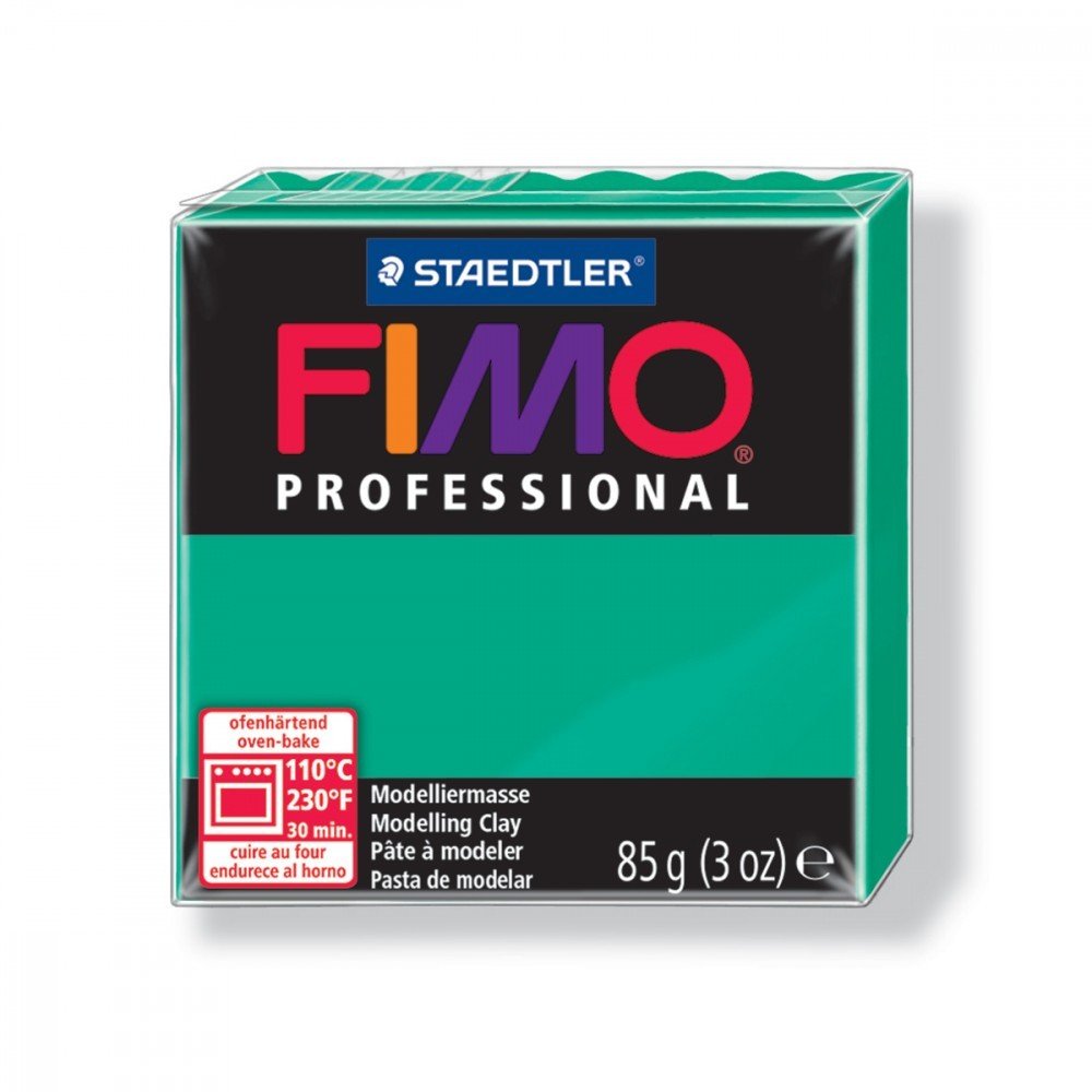 Pasta De Modelar De Secado Al Horno Staedtler Fimo Professional/ 85g/ Verde Sólido