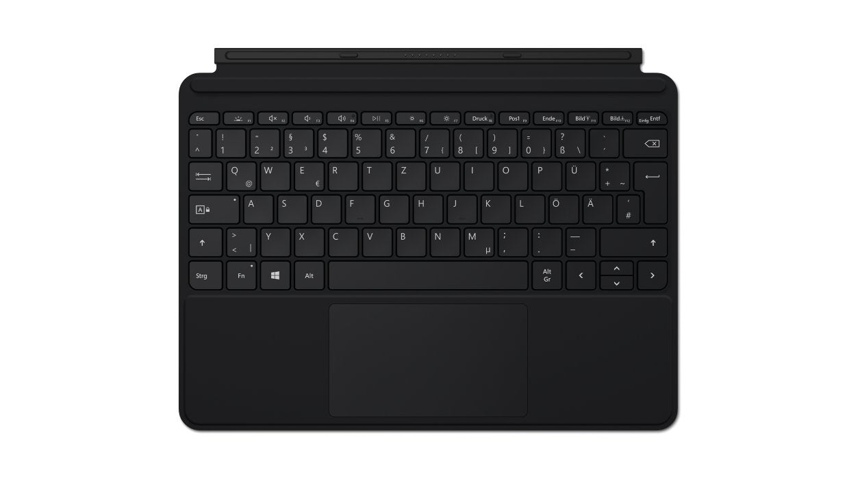 EAN 0889842590883 - Microsoft Go Type Cover QWERTZ Alemán Negro imagen 1