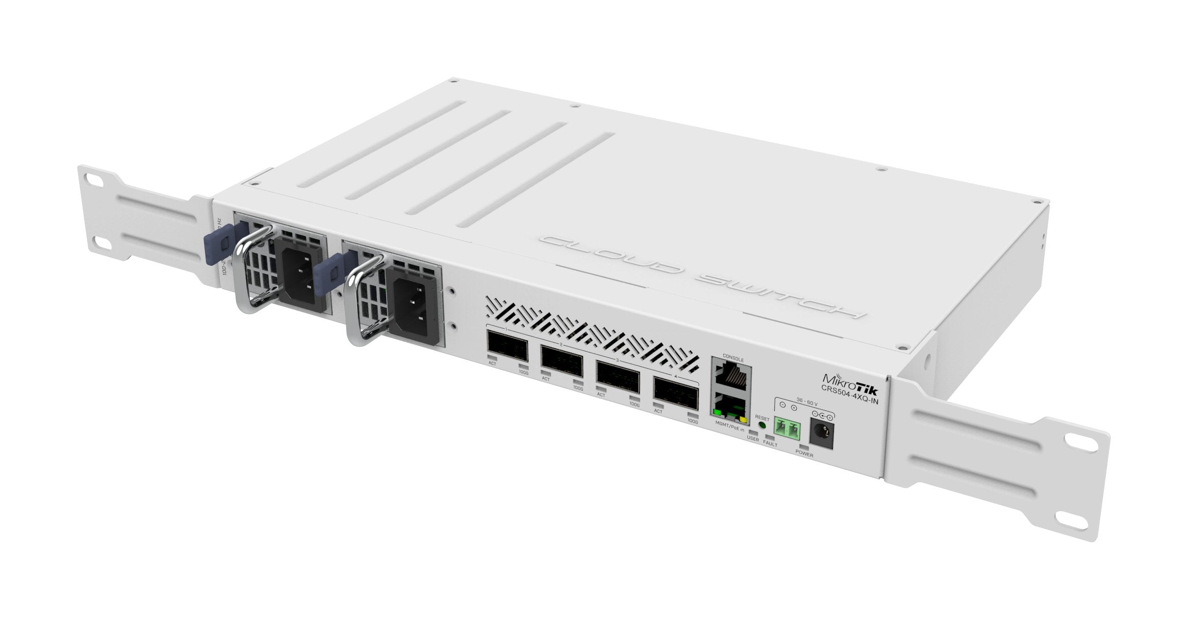 Mikrotik Cloud Router Switch Crs504-4xq-In, 4x 100g Qsfp28 Ports, Rackmount