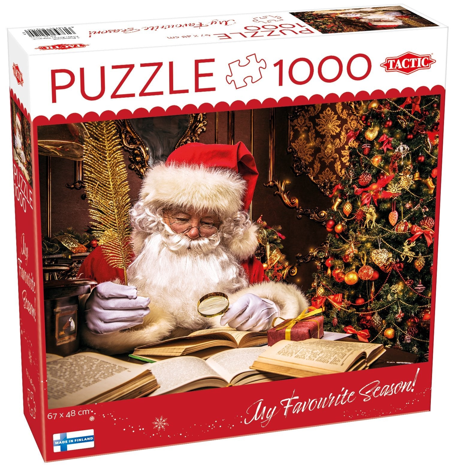 Puzzle 1000 Elementów Swiety Mikolaj W Swoim Domu
