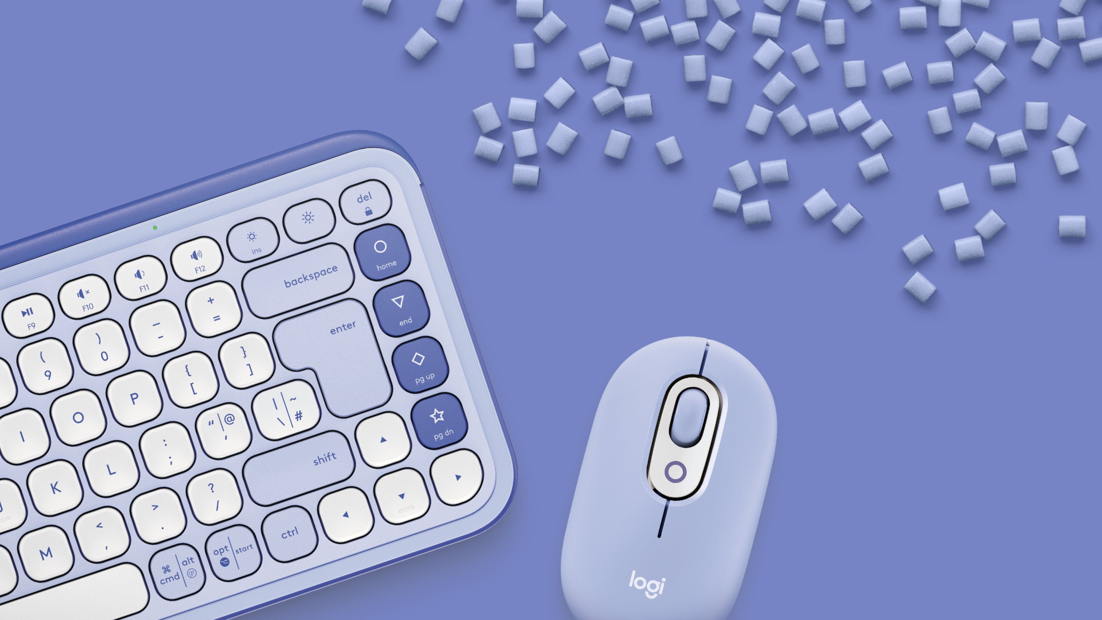 EAN 5099206127692 - Logitech 920-013078 teclado Ratón incluido Universal Bluetooth QWERTY Turco Lila, Blanco imagen 7