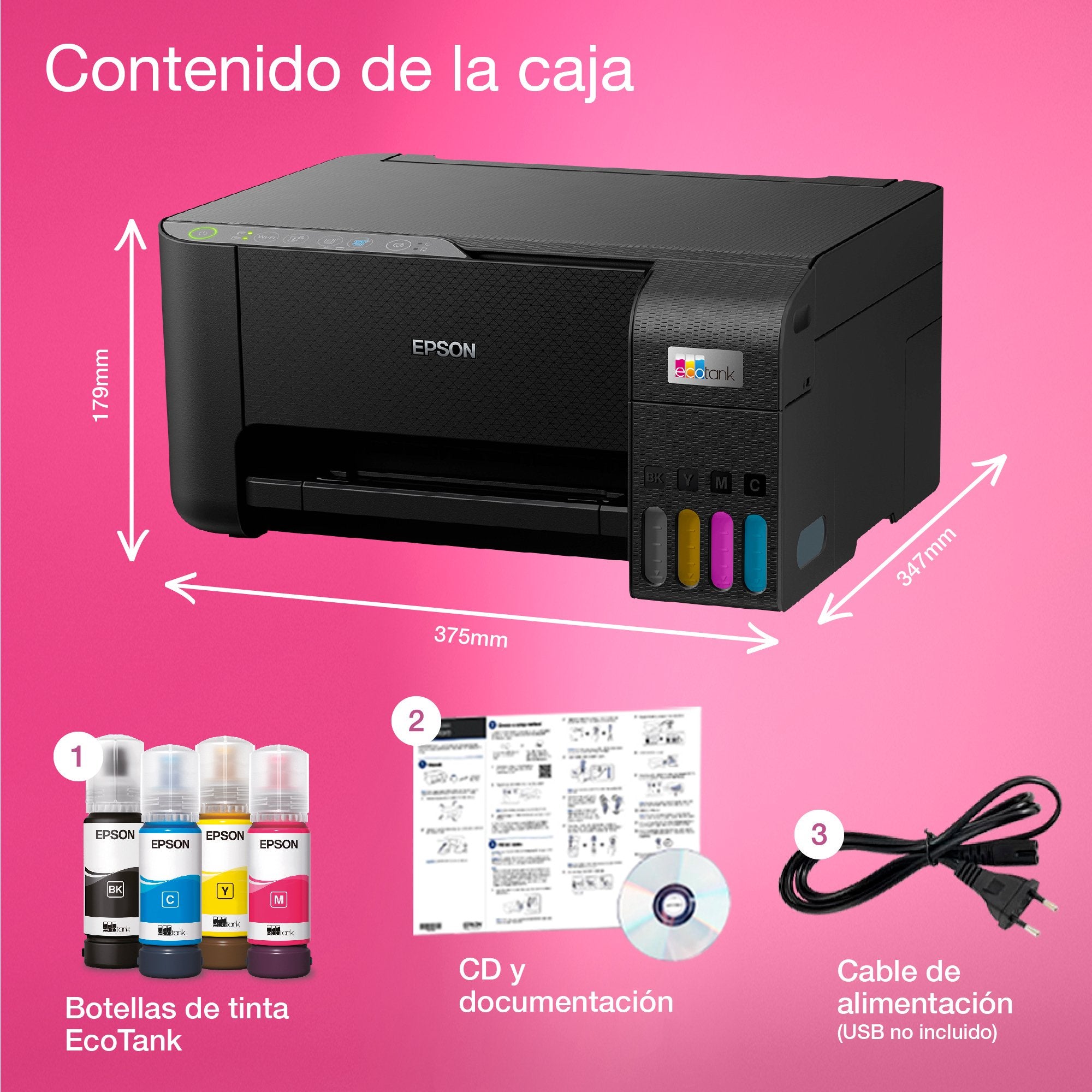 EAN 8715946684109 - Epson EcoTank ET-2810 Inyección de tinta 5760 x 1440 DPI 33 ppm Wifi imagen 28