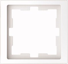 Merten 1-Fach Steckdosenrahmen Weiss 8.1 X 8.1 Cm