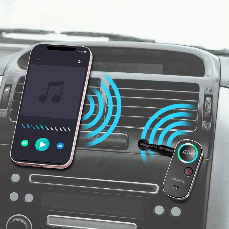 Logilink Bluetooth 5.4, 3d-Audioempfänger, Negro