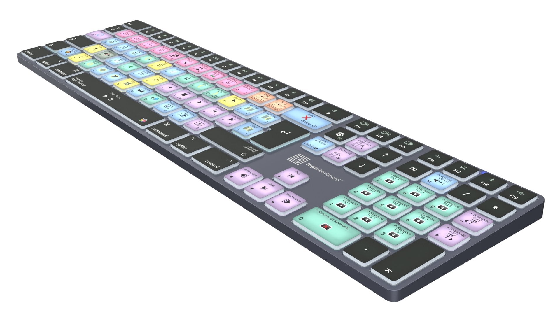 EAN 5707795022389 - Logickeyboard LKB-FCPX10-TM teclado Oficina Bluetooth QWERTY Francés Gris, Titanio imagen 6