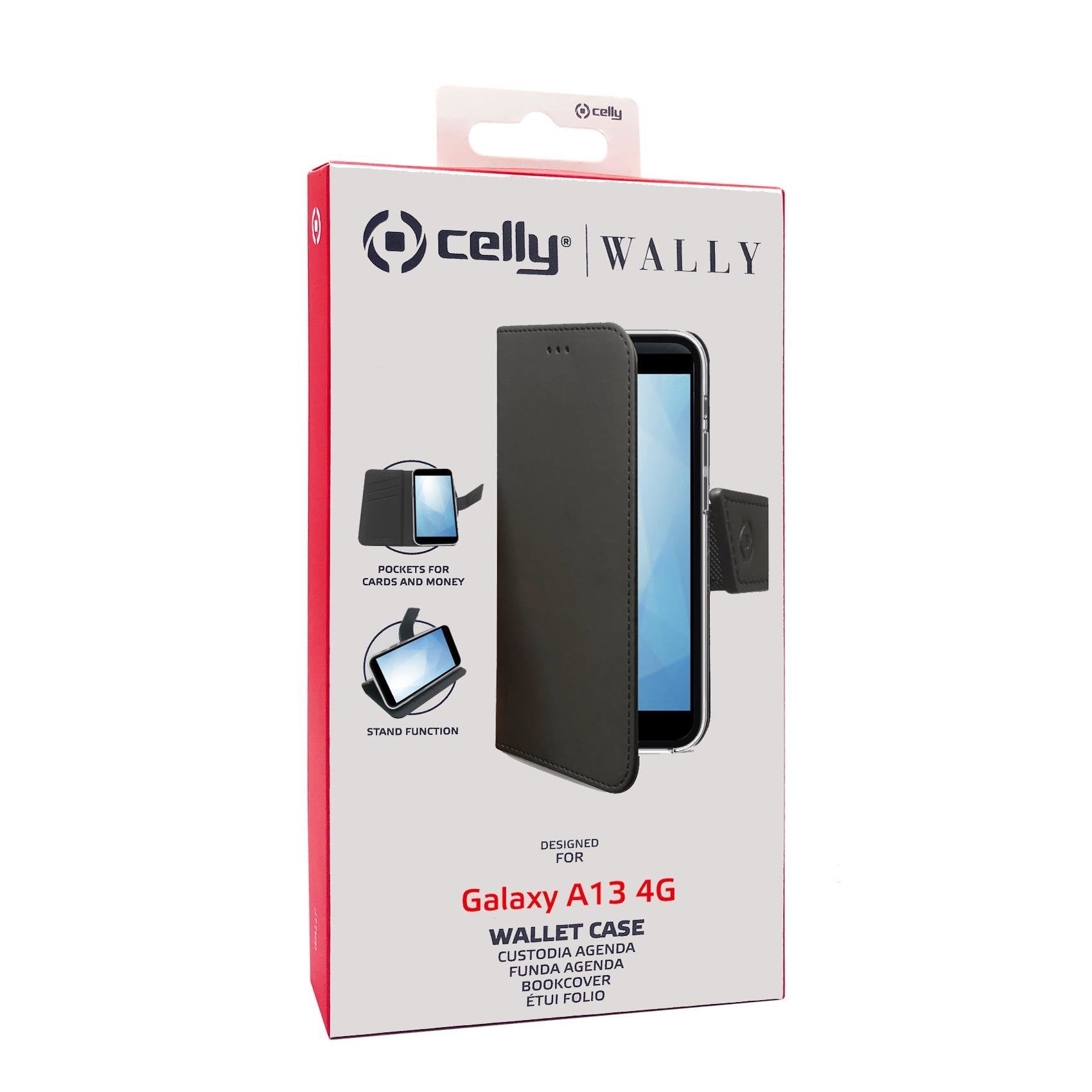 EAN 8021735196259 - Celly Wally funda para teléfono móvil 16,8 cm (6.6") Funda cartera Negro imagen 5
