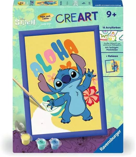 Pintura Por Números Ravensburger - Disney Stitch 23767