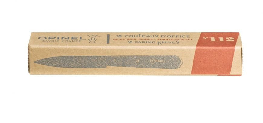 Opinel Set Of 2 Paring Knives N. 112 Natural