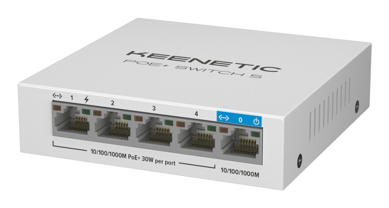 EAN 4897082921769 - Keenetic PoE+ Switch 5 (KN-4610) No administrado Gigabit Ethernet (10/100/1000) Energía sobre Ethernet (P imagen 2