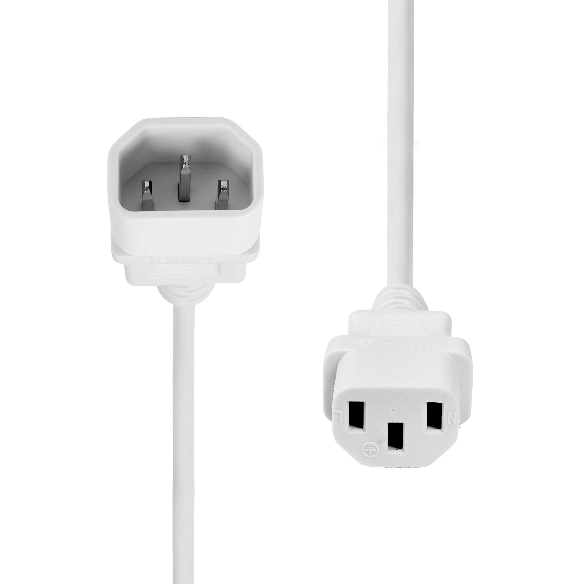 Proxtend Pc-C13c14-003w Cable De Transmisión Blanco 3 M C13 Acoplador C14 Acoplador