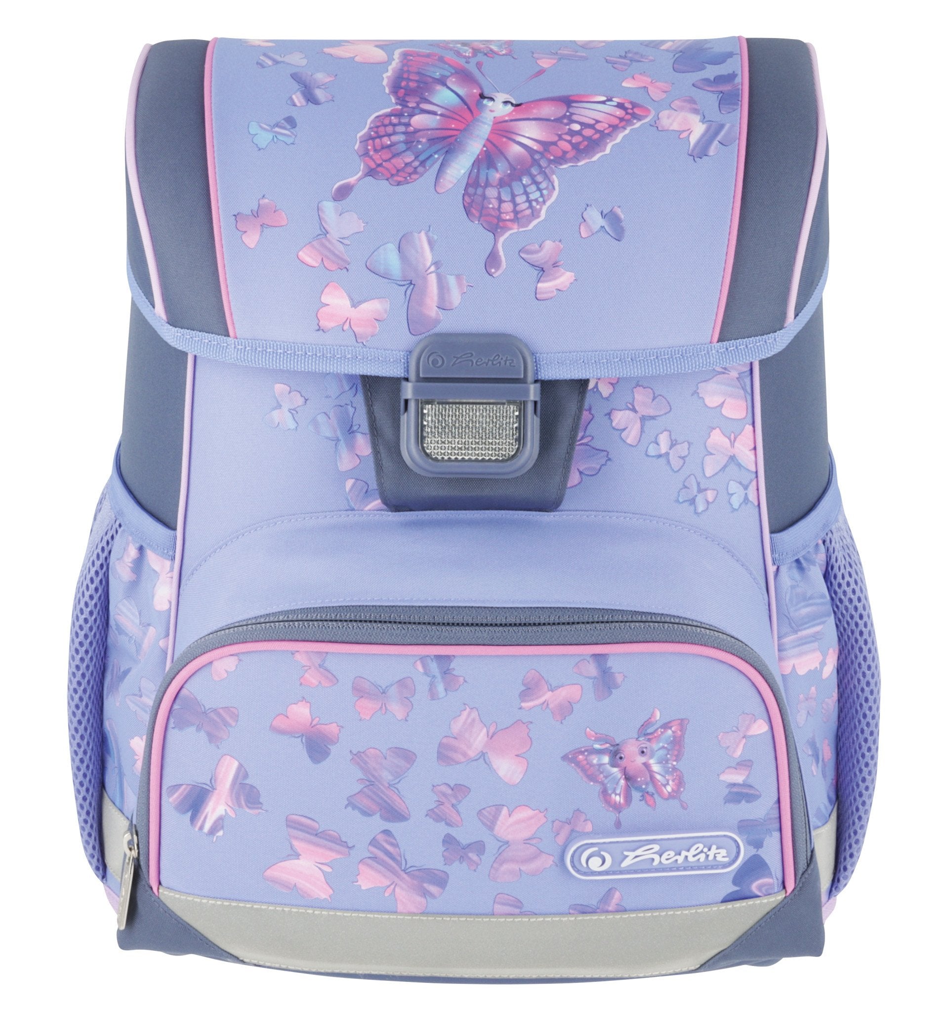 EAN 4008110370866 - Herlitz Loop Plus Butterfly Paradise juego de mochila escolar Chica Poliéster Lila, Rosa imagen 10