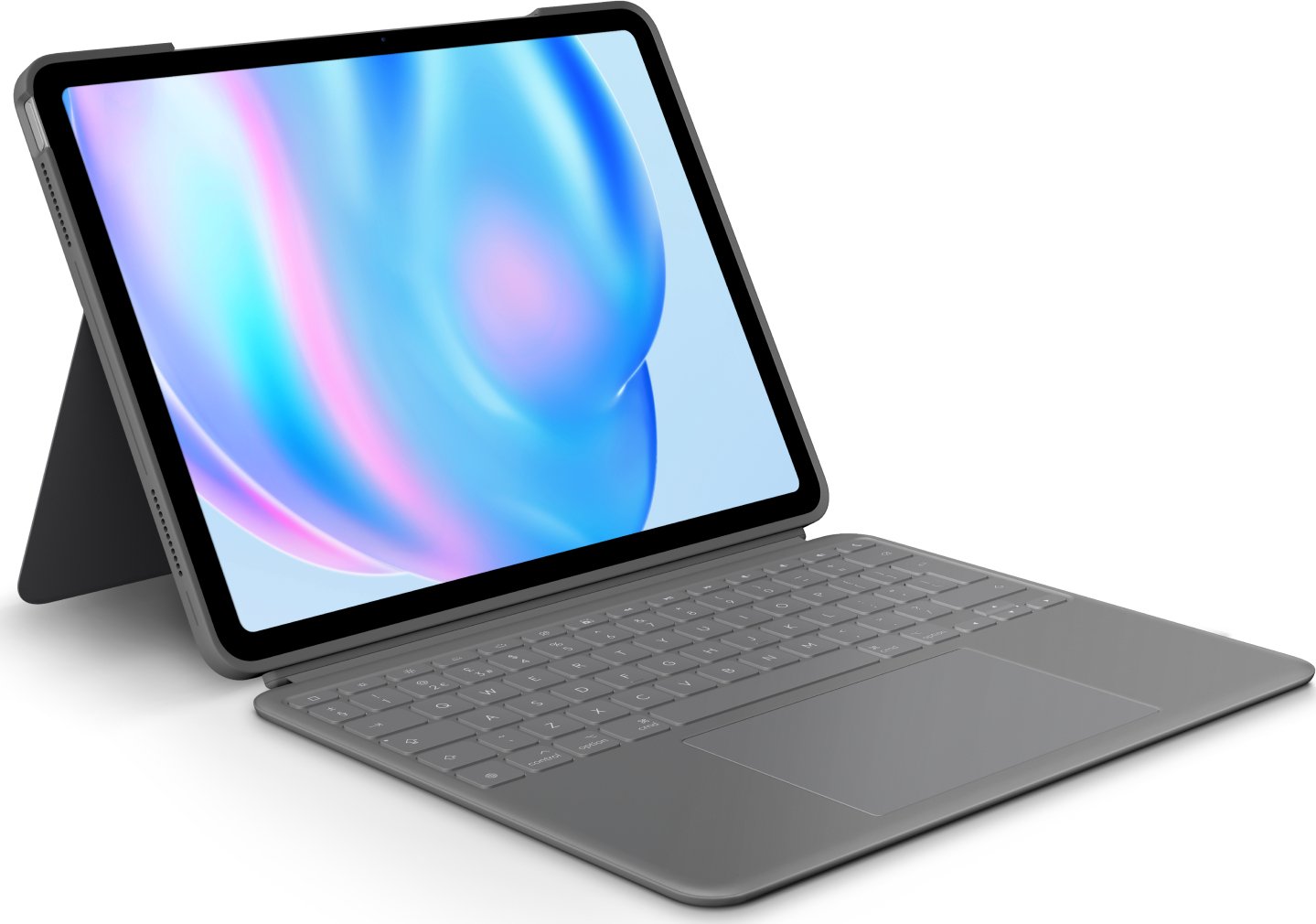Logitech Combo Touch Qwerty Inglés Del Reino Unido Smart Connector Gris