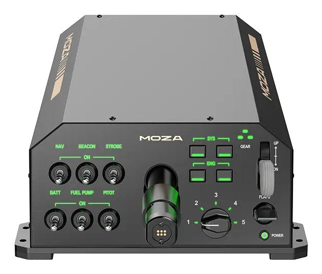 Moza Racing Ay210 Yoke Base, Flight Base, Negro, Metal, 1000 Hz, 9 Nm, - Microsoft Flight Simulator 2024 - Microsoft Flight Simulator 2020 - Microsoft Flight Simulator X...