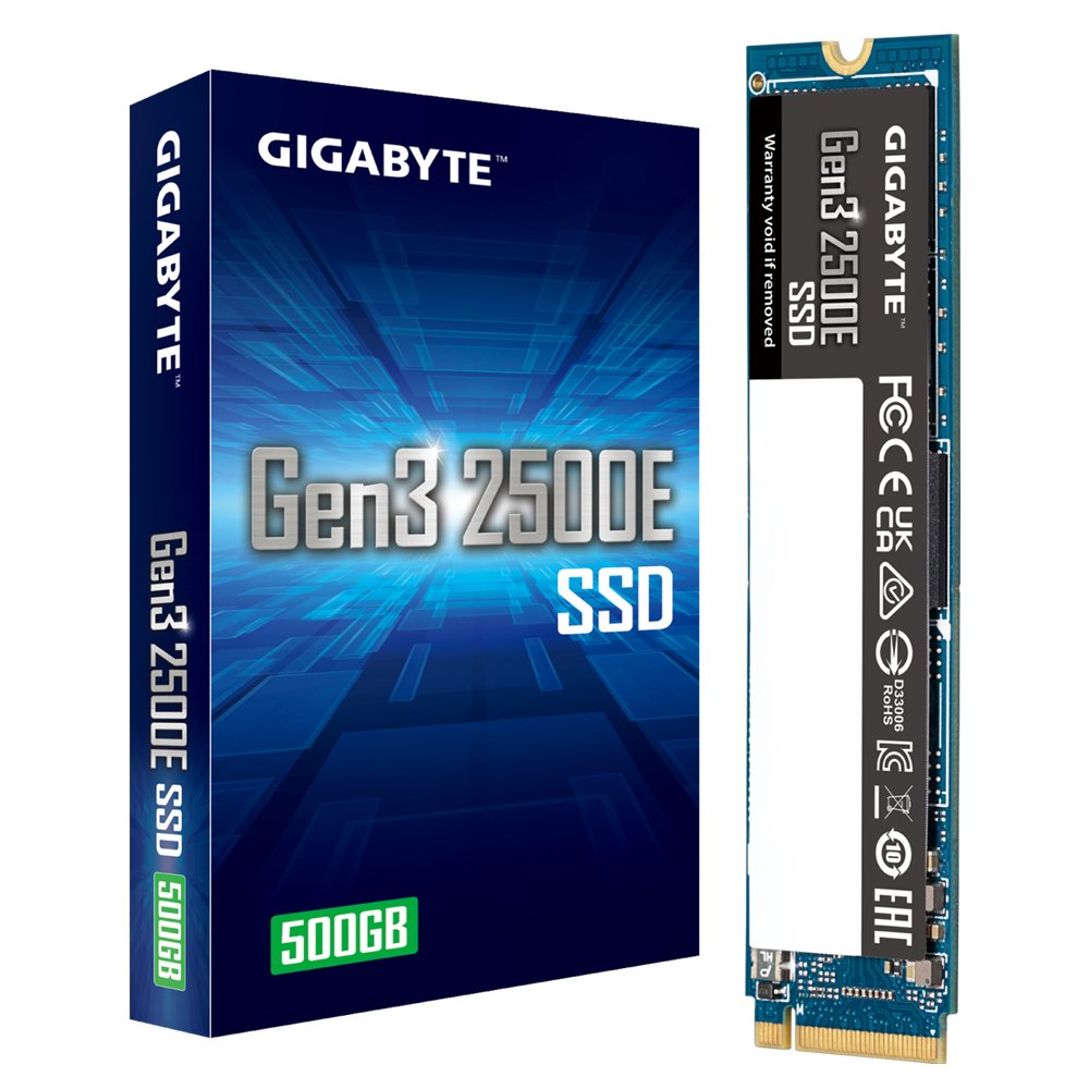EAN 4719331844370 - GIGABYTE Gen3 2500E SSD 500GB M.2 PCI Express 3.0 NVMe imagen 1