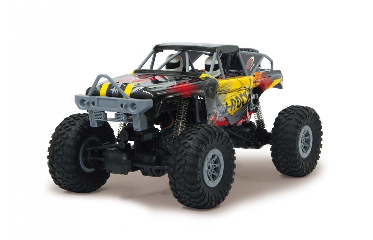 Jamara J-Rock Crawler 4wd Modelo Controlado Por Radio Camión Oruga Motor Eléctrico 1:10, Radiocontrol Gris/Amarillo, Camión Oruga, 1:10, 14 Año(S), 1200 Mah, 1,56 Kg