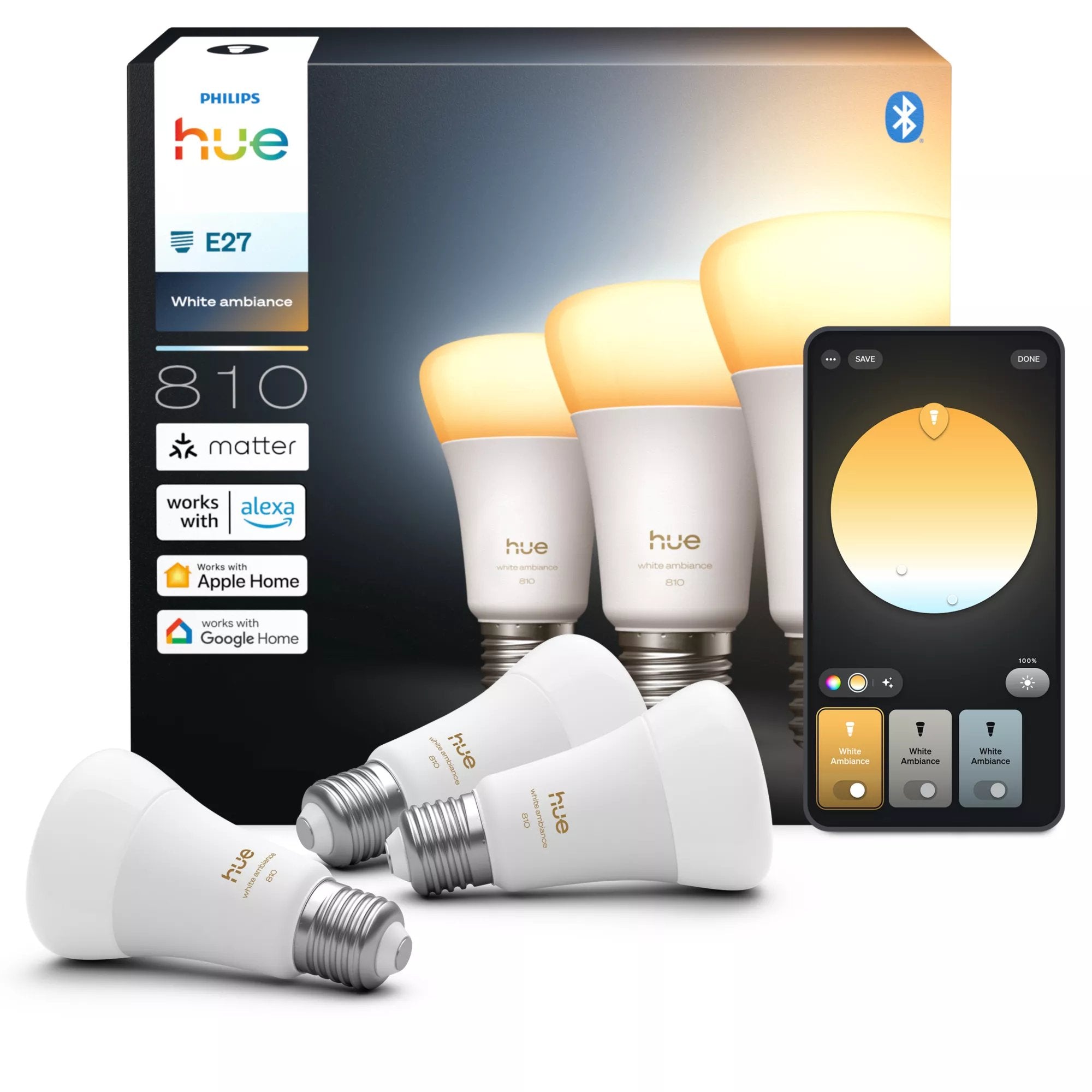 EAN 8720169364721 - Philips Hue White ambiance 8720169364721 iluminación inteligente Bluetooth/Zigbee 6 W imagen 3