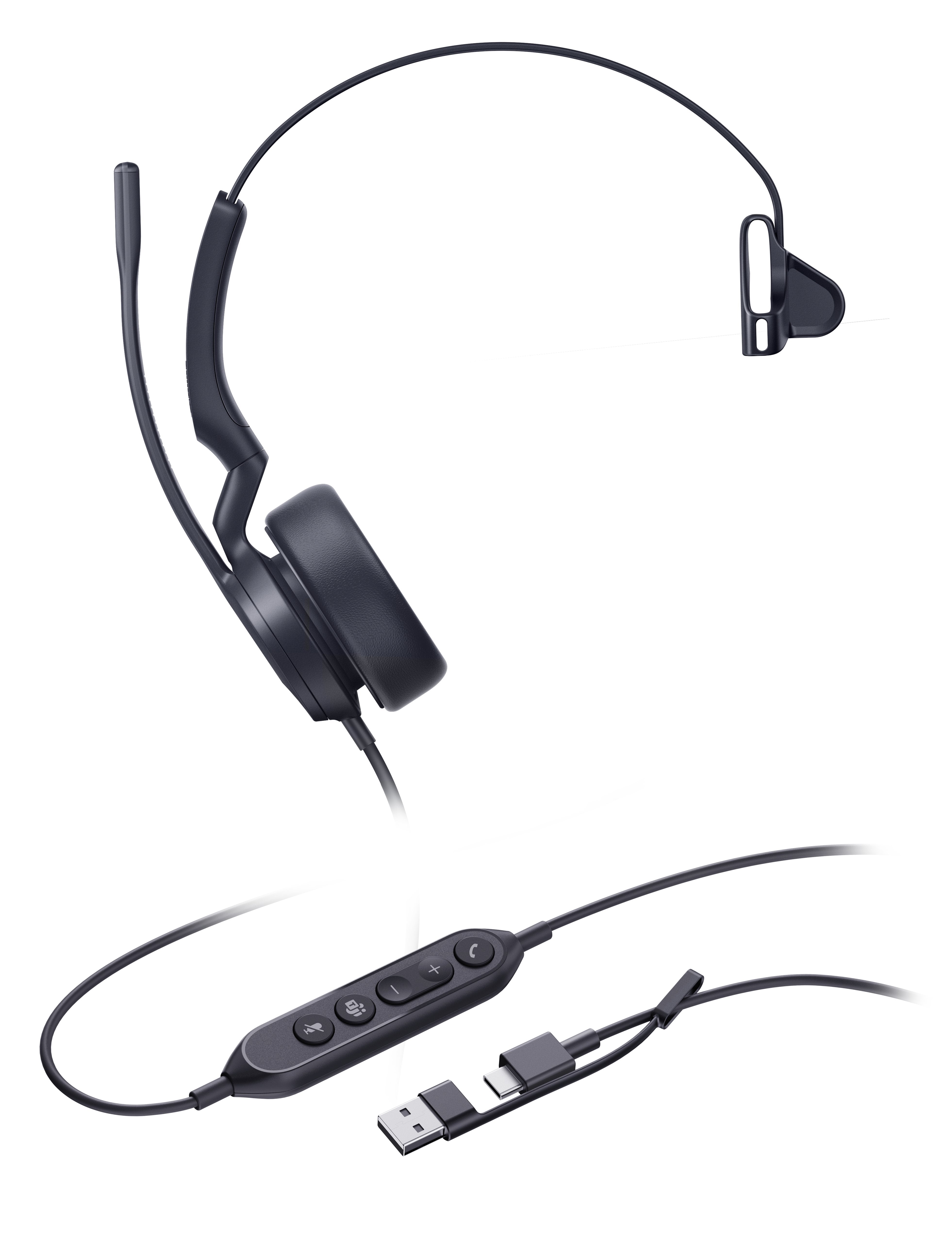 EAN 6938818322622 - Yealink UH44 Mono Teams USB-C/A Auriculares Alámbrico Diadema Oficina/Centro de llamadas USB Type-C / USB imagen 1