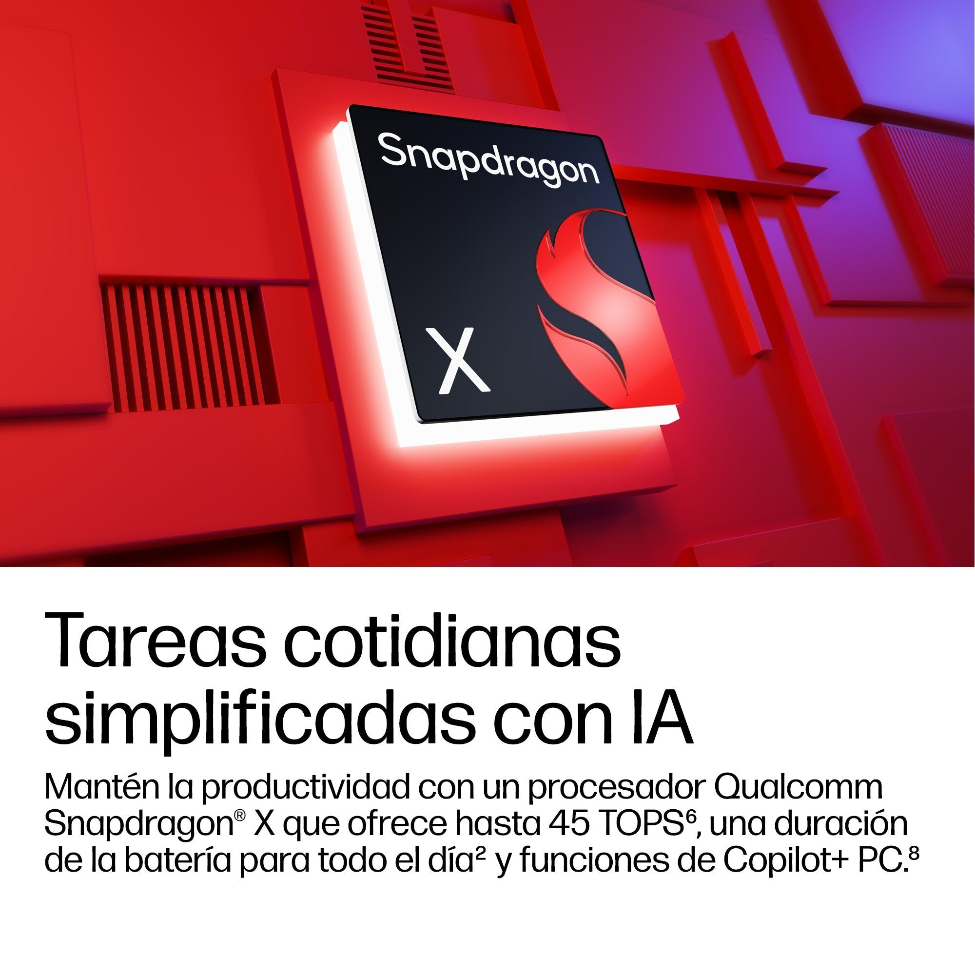 EAN 0821844595763 - HP OmniBook 3 Laptop Next Gen AI 14-hz0005nsx Copilot+ PC Snapdragon X1-26-100 Portátil 35,6 cm (14") 2K imagen 6