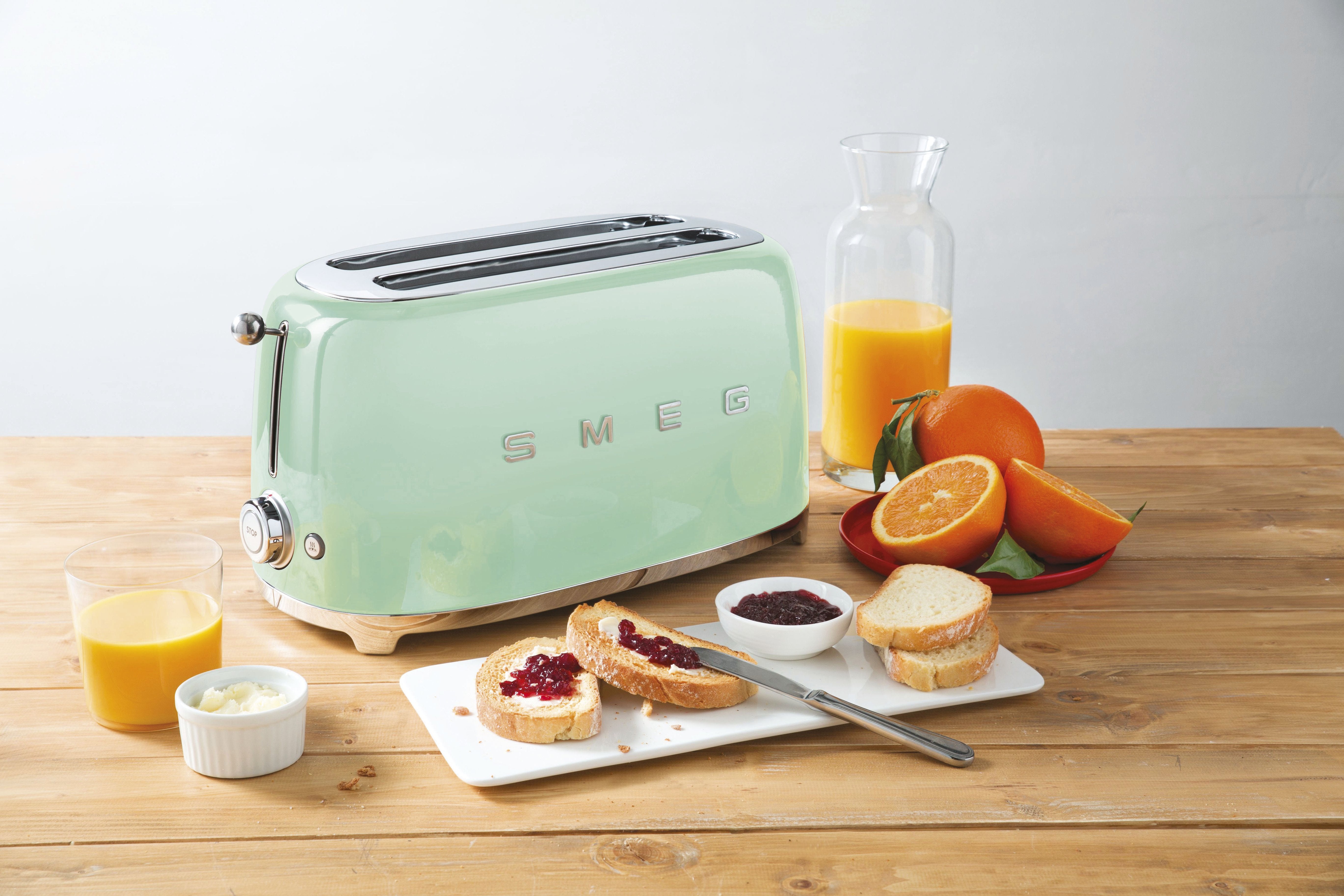 EAN 8017709190910 - Smeg TSF02PGEU tostadora 6 4 rebanada(s) 1500 W Verde imagen 7