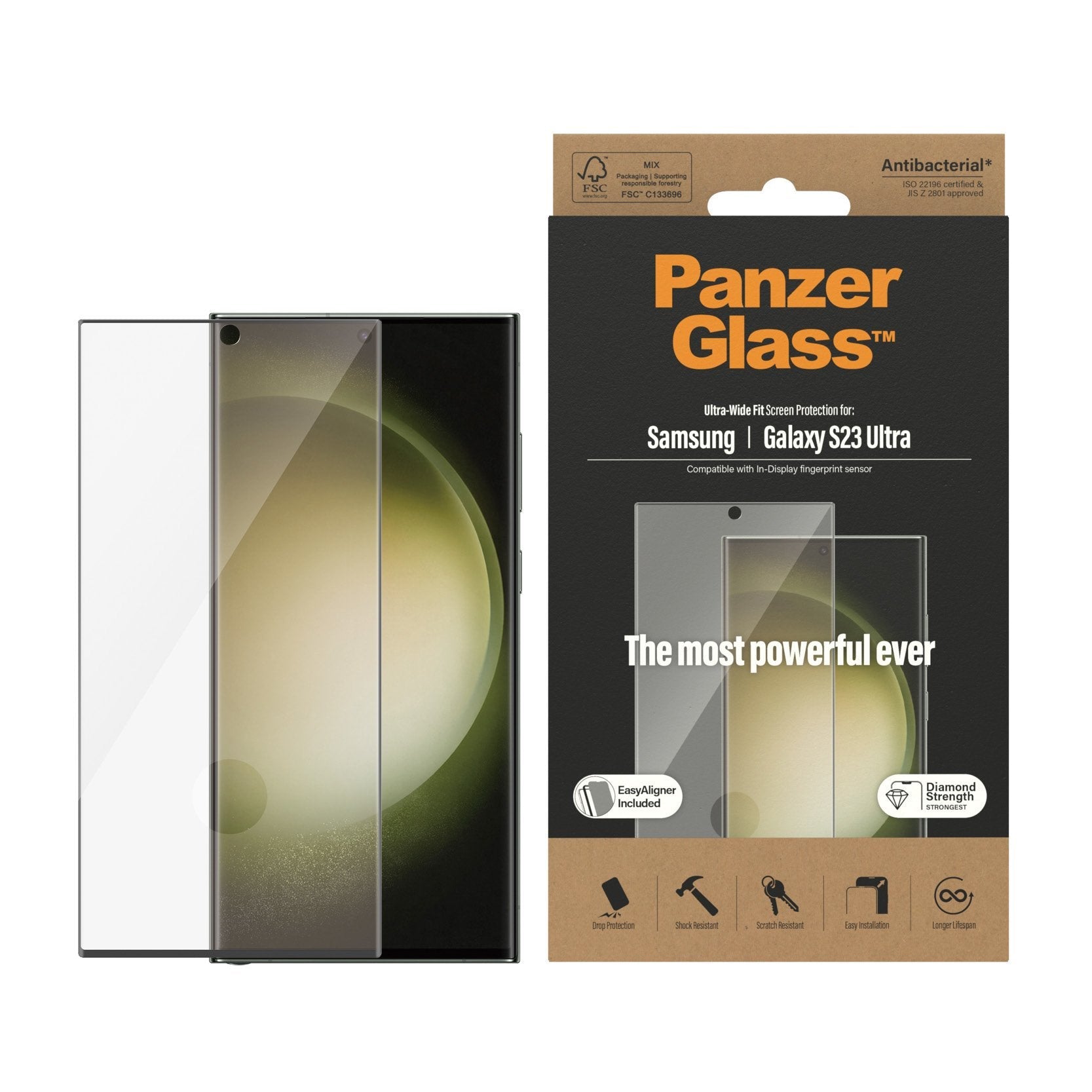 Panzerglass Samsung Galaxy S Ultra 2023 Uwf Fp Ab Wa Protector De Pantalla Galaxy S23 Ultra