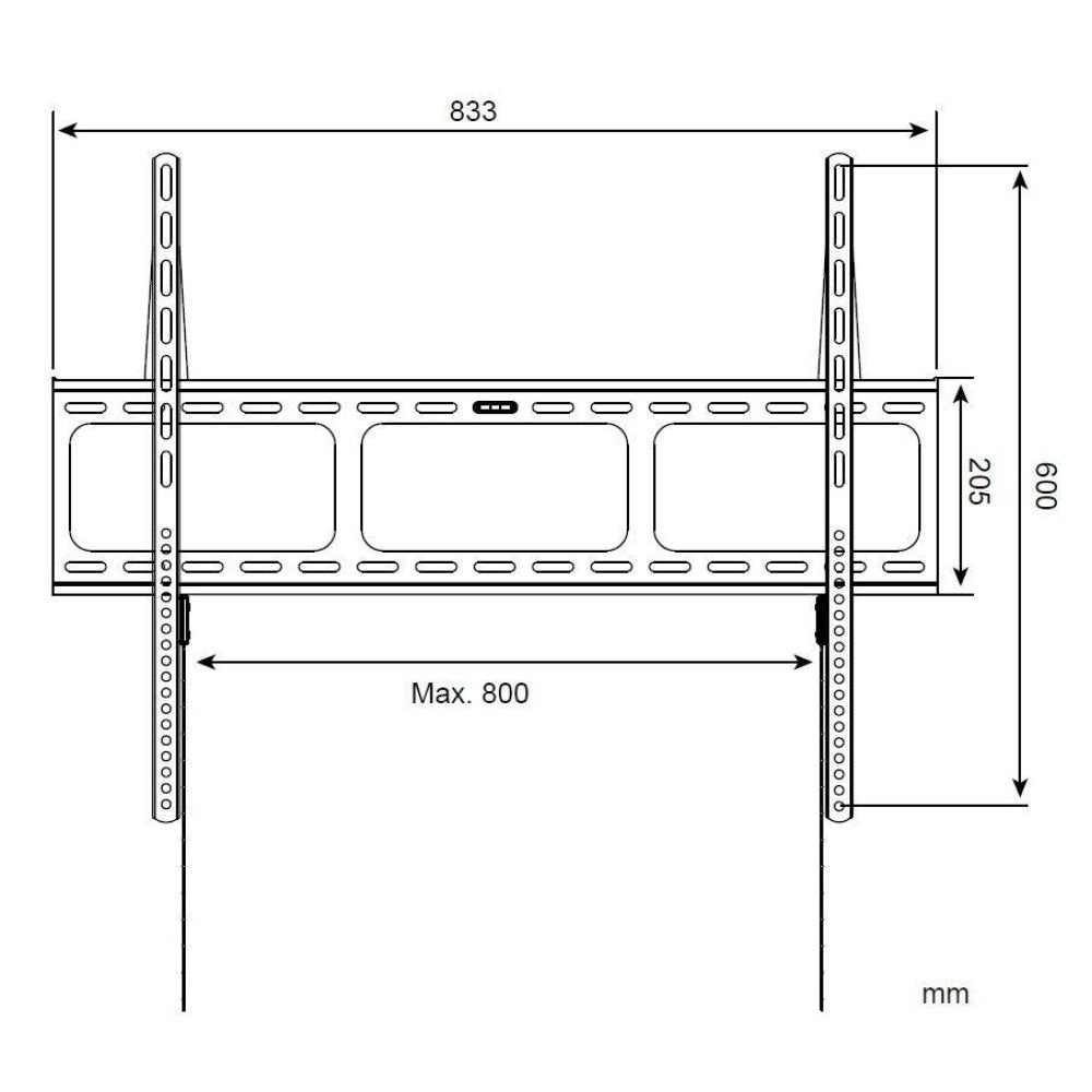 EAN 8054529022649 - Techly ICA-PLB 860 soporte para TV 2,03 m (80") Negro imagen 4