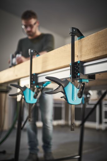 Sargento Monomanual 1" Ehz Easy 75-500" 75mm Largo 3023000 Wolfcraft