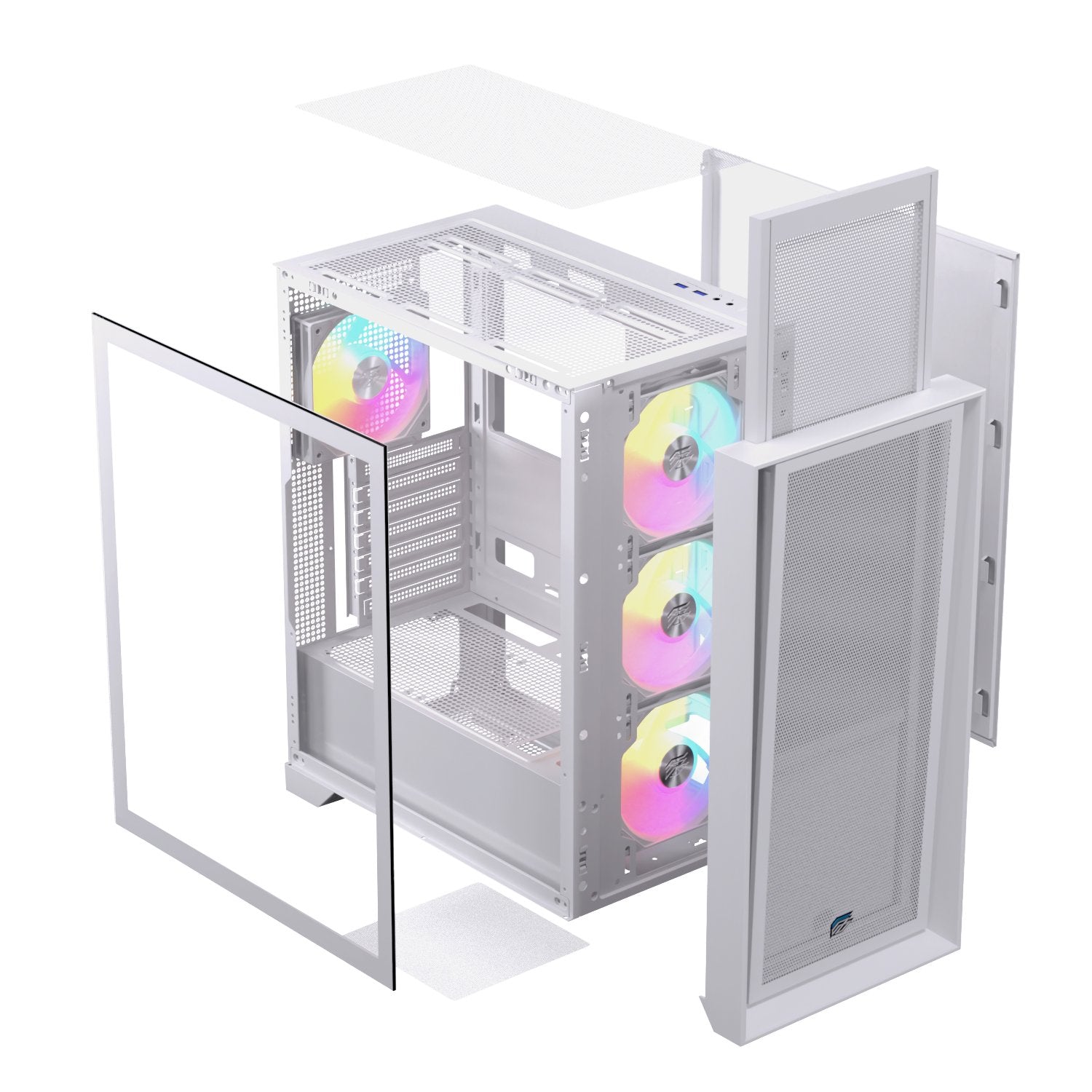 EAN 6977277360165 - Einarex EXCS-PL-600R-W carcasa de ordenador Midi Tower Blanco imagen 10