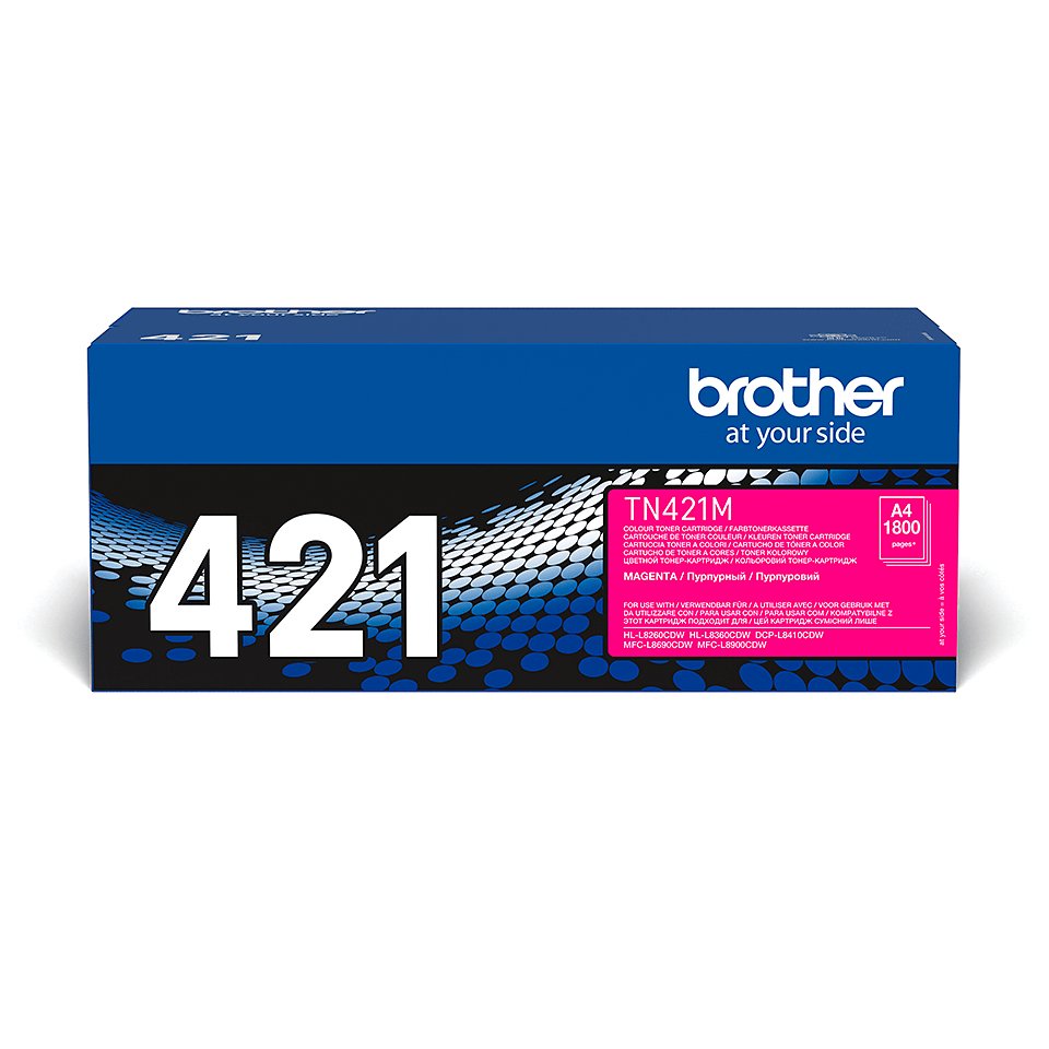 EAN 4977766771610 - Brother TN-421M cartucho de tóner 1 pieza(s) Original Magenta imagen 1
