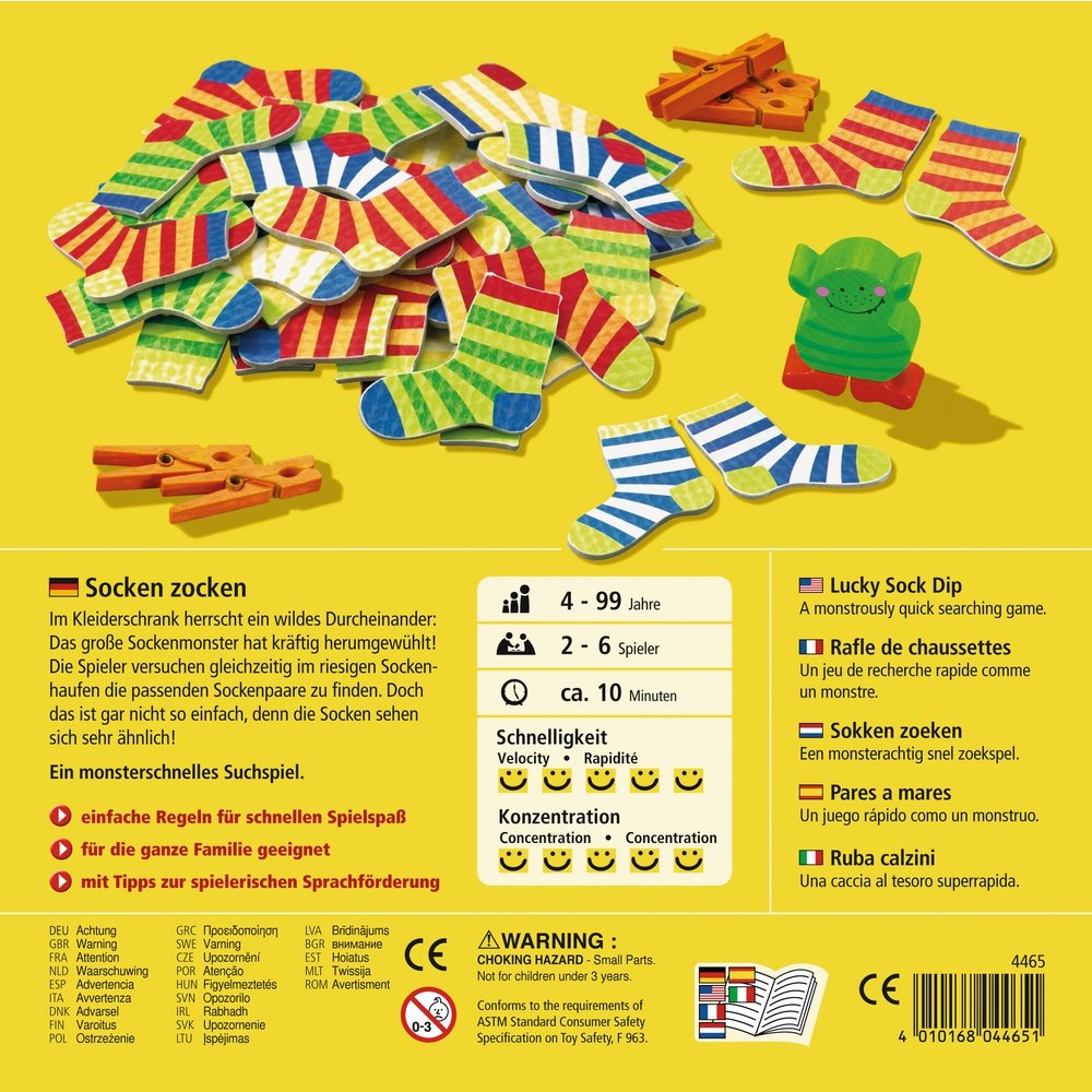 Haba Socks Gamble, Juego De Mesa 1004465001