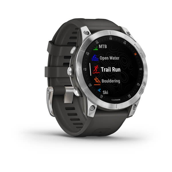 Smartwatch Garmin Epix (Gen 2) Plata 47mm / Correa Silicona Gris