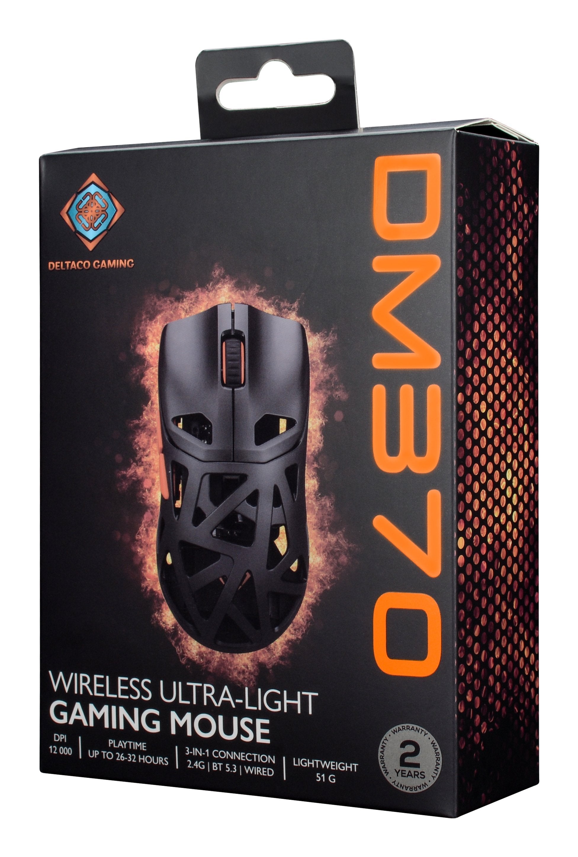 Deltaco Gaming Raton Dm370 Wireless, Negro