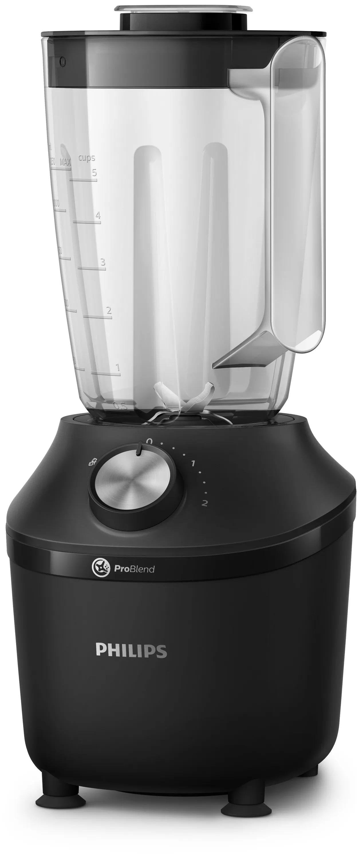 EAN 8720389001987 - Philips 3000 series HR2191/01 licuadora 2 L Batidora de vaso 600 W Negro, Transparente imagen 1