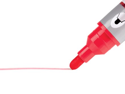 Nobo Caja De 10 Rotuladores Para Pizarra Blanca - Punta Redonda 3mm - Tinta Liquida - Nivel De Tinta - Color Rojo