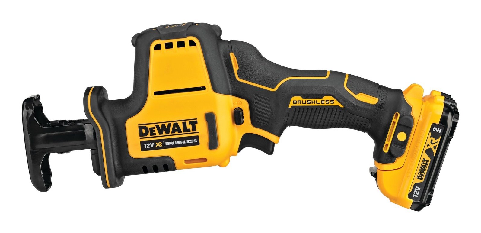 EAN 5035048732694 - DeWALT DCS312D2-QW sierra recíproca 2800 spm Negro, Amarillo imagen 1