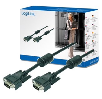 EAN 4260113562512 - LogiLink CV0017 cable VGA 15 m VGA (D-Sub) Negro imagen 1