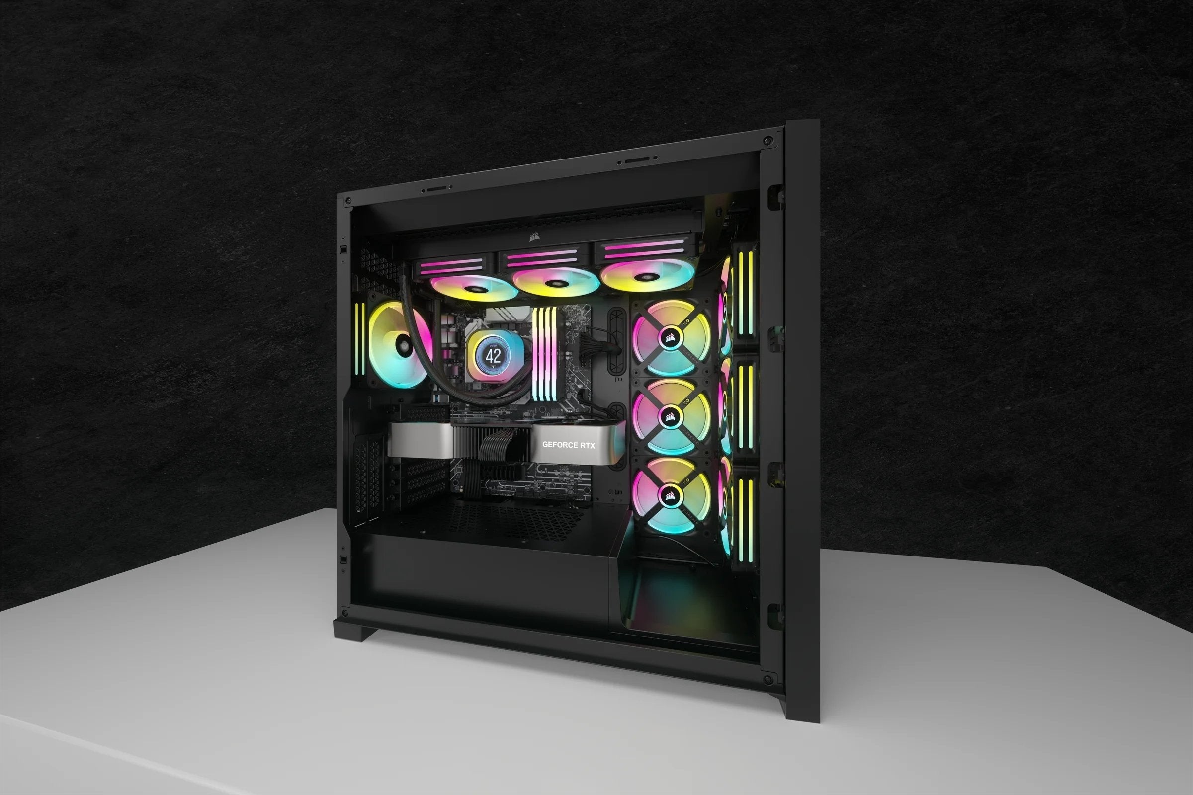 Corsair Icue Link Aio Módulo De Pantalla Lcd, Monitor 5,33 Cm (2,1 Pulgadas), Negro, Para Sistemas De Refrigeración Por Agua Icue Link Aio Cw-9061011-Ww