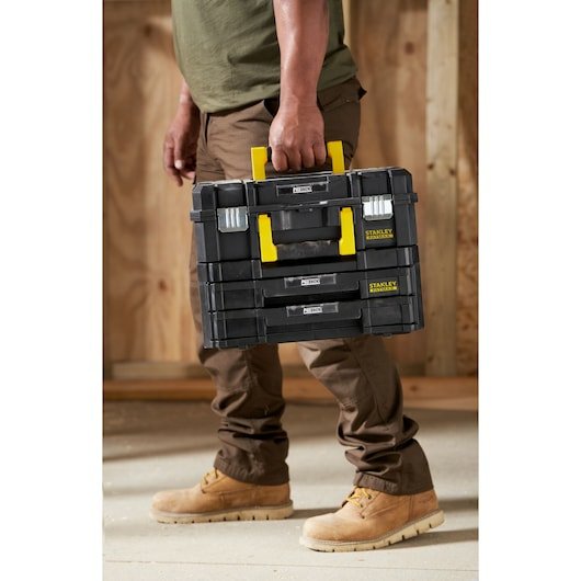 EAN 3253561719813 - Stanley FATMAX FMST1-71981 pieza pequeña y caja de herramientas Plástico Negro, Amarillo imagen 7