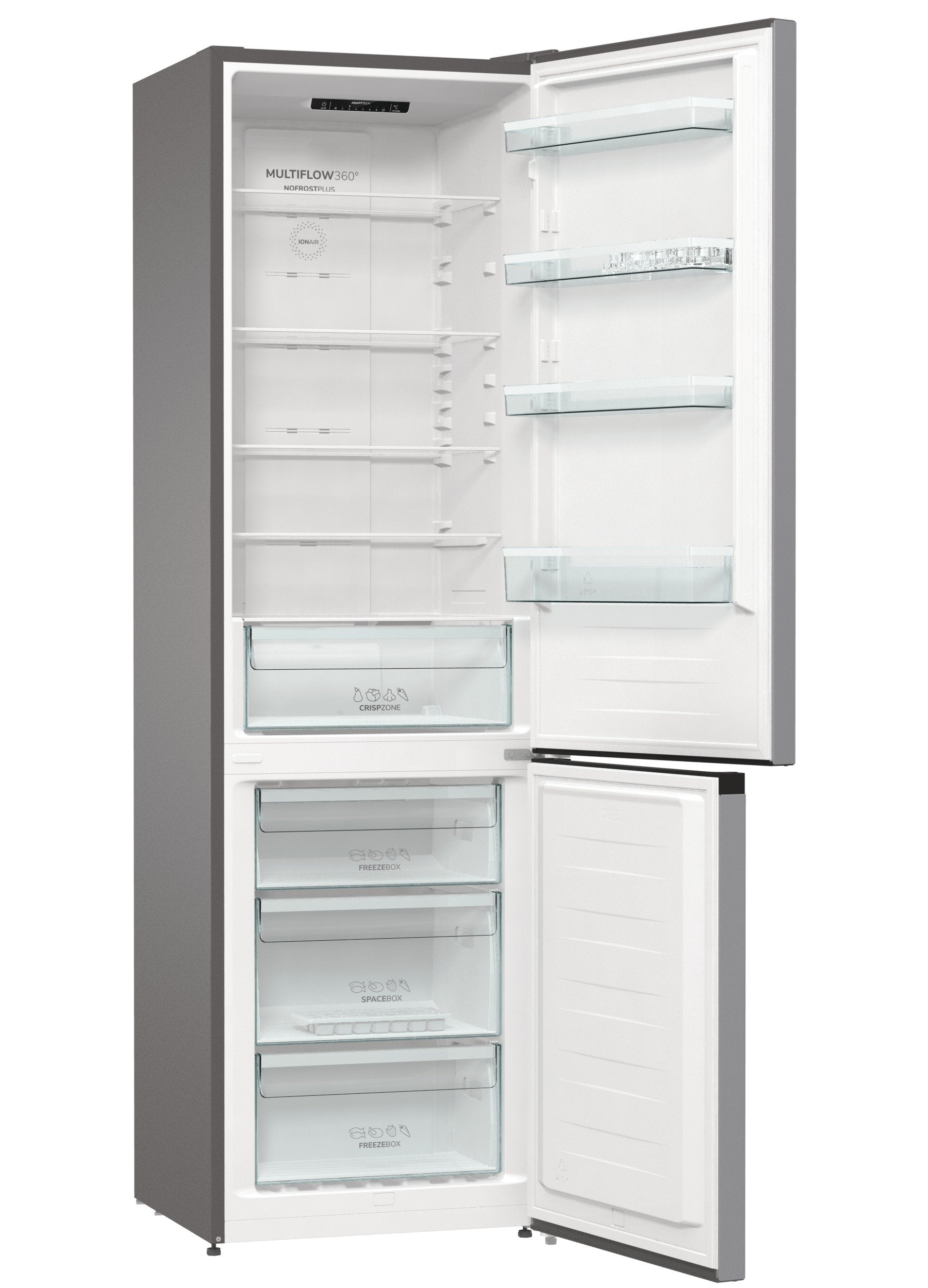 EAN 3838782424892 - Gorenje NRK6202ES4 nevera y congelador Independiente 331 L Gris imagen 2