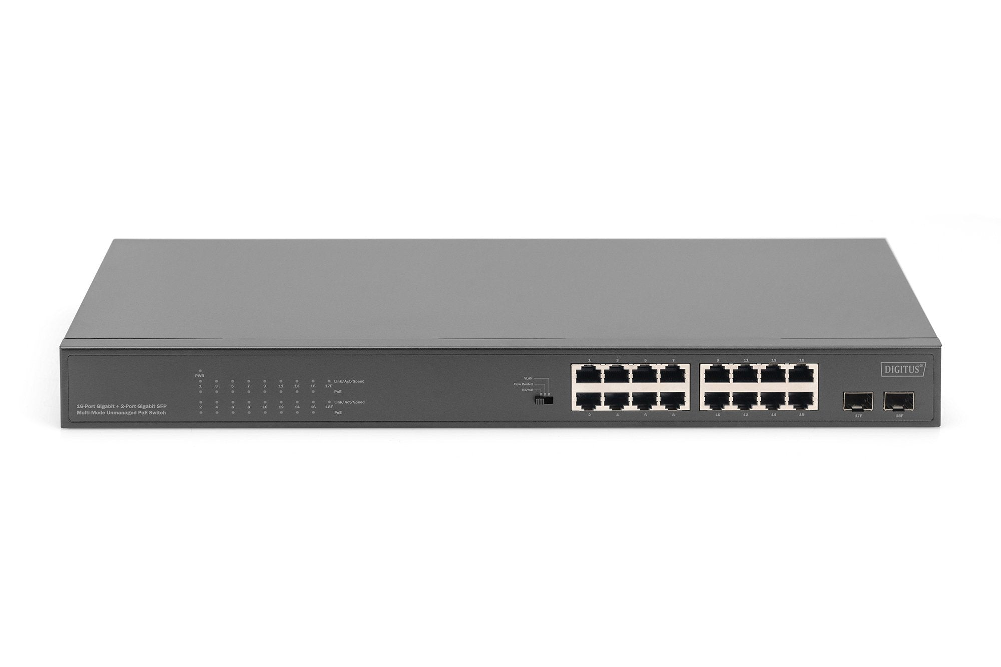 EAN 4016032480853 - Digitus DN-95347-1 switch No administrado Gigabit Ethernet (10/100/1000) Energía sobre Ethernet (PoE) 1U imagen 3
