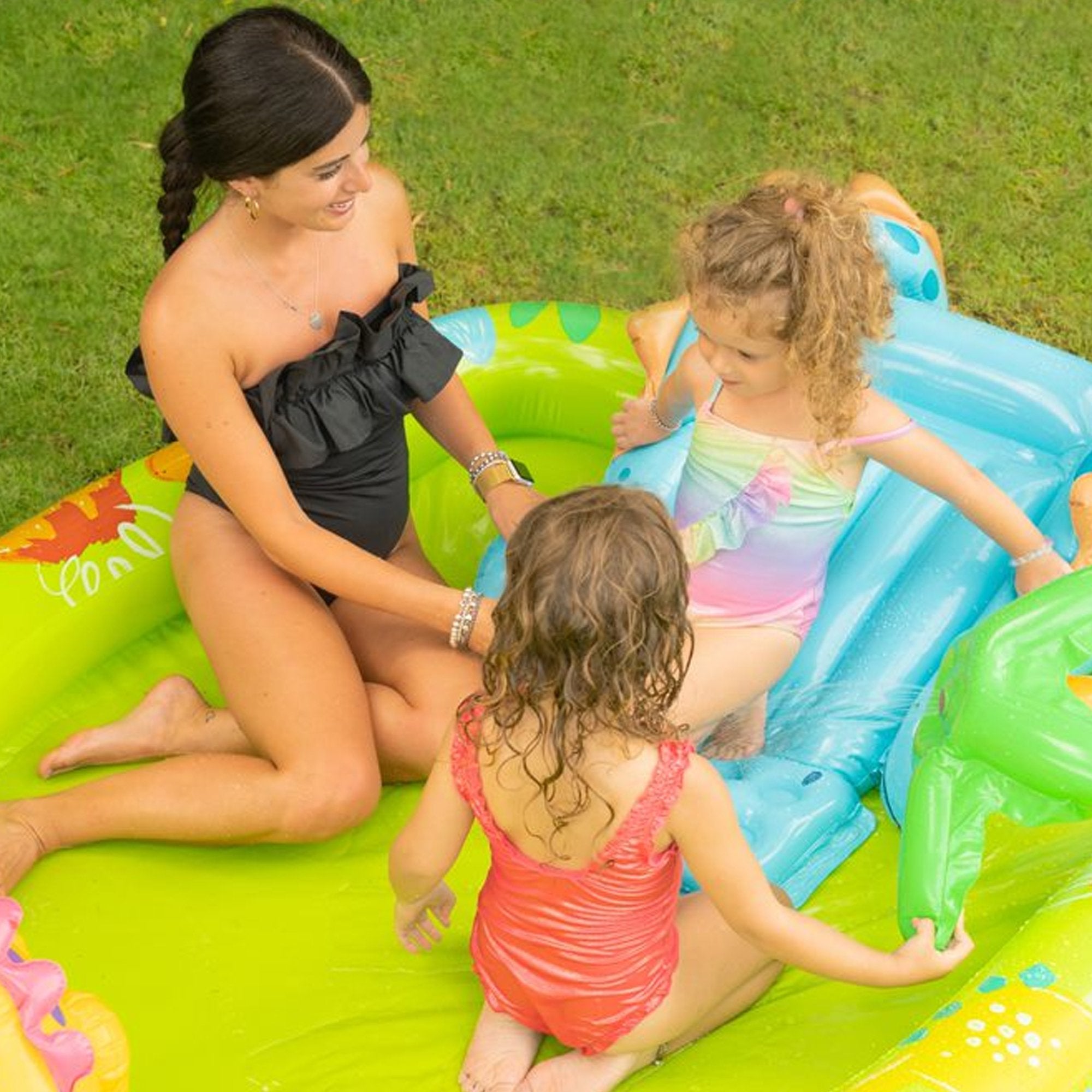 EAN 6941057421810 - Intex 57166NP piscina sobre suelo Piscina hinchable Ovalada 143 L Multicolor imagen 8