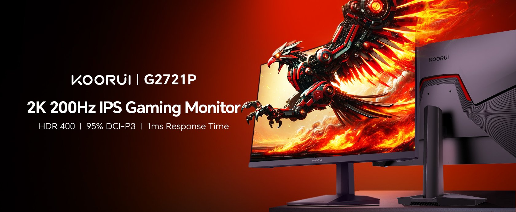 Koorui G2721p Qhd Gaming Monitor 68,6 Cm (27 Zoll)