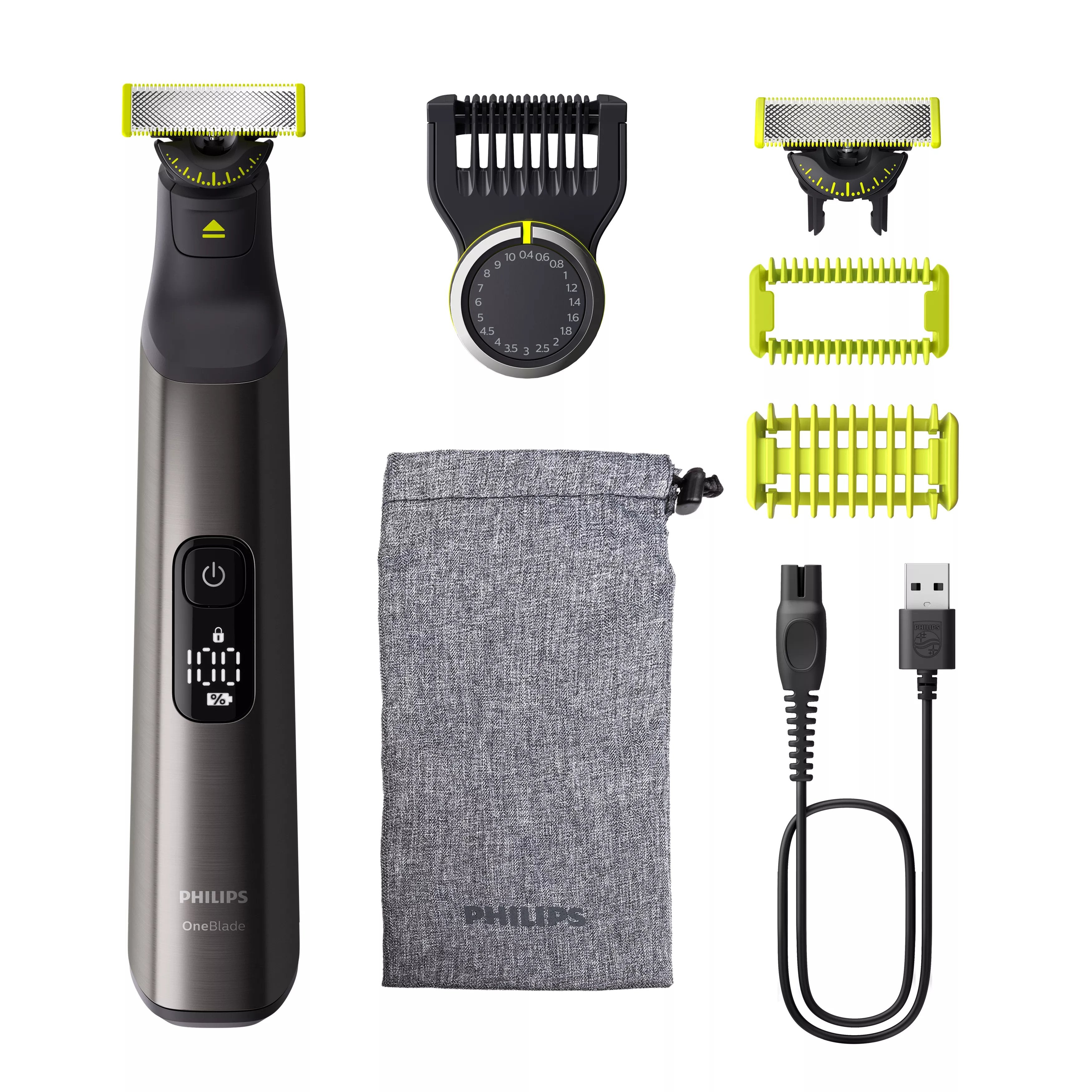 EAN 8720689027342 - Philips QP6552/30 depiladora para la barba Batería 20 1 cm Mojado y seco Cromo imagen 2