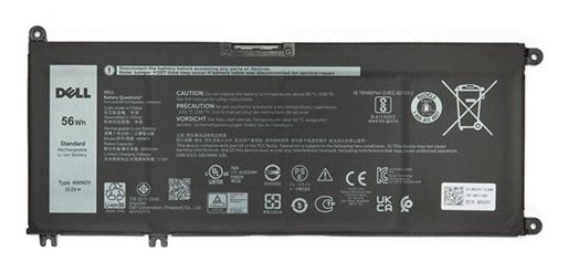 56wh Lithium Ion Laptop Battery, 4-Cell Design