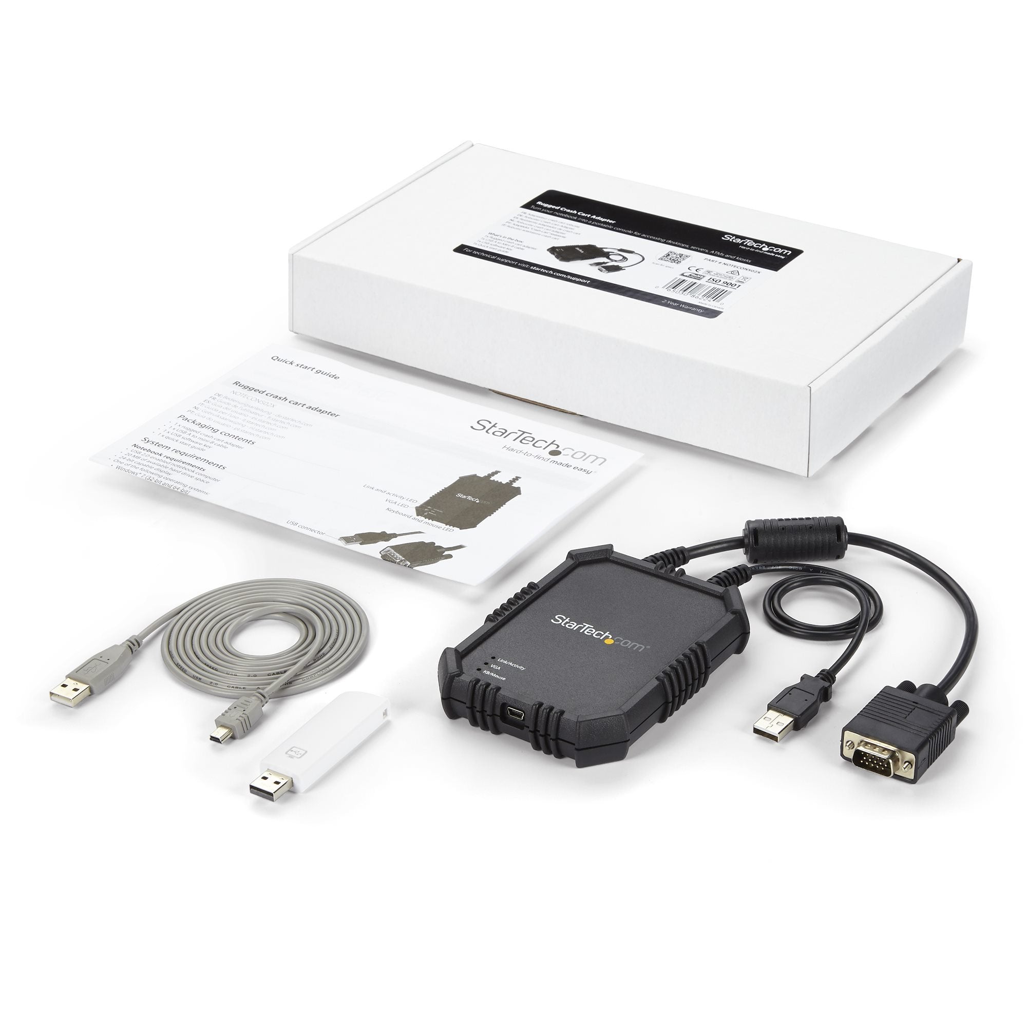 EAN 0065030862240 - StarTech.com NOTECONS02X interruptor KVM Negro imagen 8