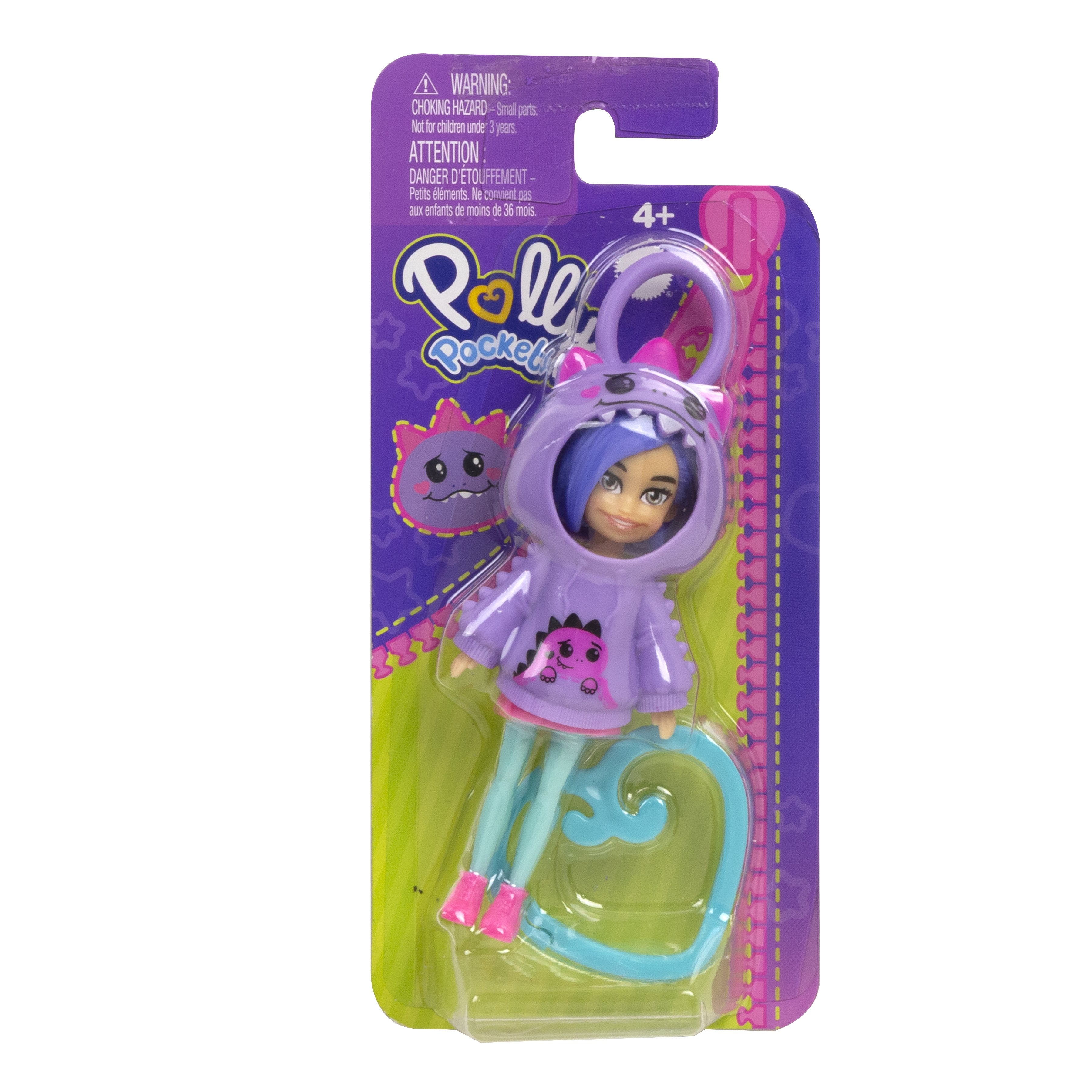 Figurka Polly Pocket Zawieszka Dino