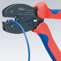 Alicates Para Engarzar Knipex Preciforce® 220 Mm, Paquete De Autoservicio